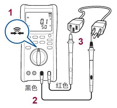 使用萬用表進行導通檢查