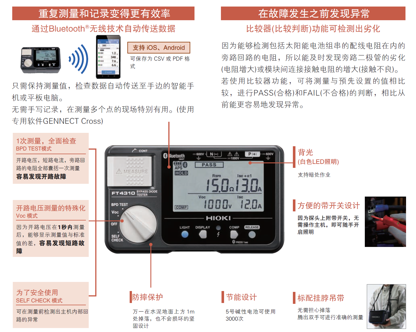 旁路二極管測試儀FT4310的功能